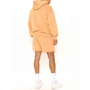 Hoodie Shorts Set Custom Logo Unisex Casual Jogger Fitness Wear Loose Fit Breathable Winter Sportswear Streetwear Wholesale - Product Image 5