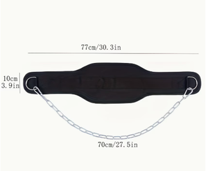 เข็มขัดนีโอพรีนแบบกำหนดเองได้ พร้อมสายโซ่เหล็กแบบปรับได้และทนทาน - Product Image 3