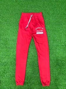 Streetwear Men's Embroidery Straight Leg American Hip Hop Double Waist Pants Wash Acid Sweatpants - Product Image 4