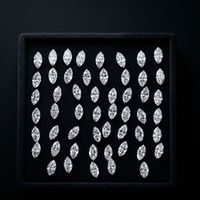 Hochwertiger 3,00 x 1,50 mm Marquise-Schliff, Farbe D–F, Reinheit VVS2–VS1, Premium Brillantschliff, loser Stein, feine Verarbeitung