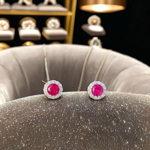 Elegant 14k Solid Gold Classic Unisex <b>Fine</b> Jewelry Natural Diamond Halo <b>Stud</b> <b>Earrings</b> Rhodium Plated Wedding Party Daily Wear - Product Image 5