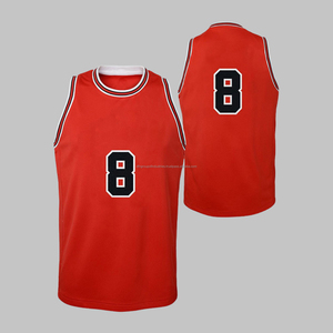 Camisetas de baloncesto OEM personalizadas de alta calidad, uniforme clásico de equipos americanos para hombres con estilo de conjunto de diseño cosido - Product Image 1