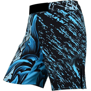 High Quality Customized MMA <b>Thigh</b> Shorts for Men Sportswear Made of Spandex OEM Service Available Wholesale MMA Shorts - Product Image 1