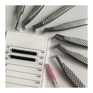 Pinzas Profesionales para Pestañas, Pinzas Multiusos de Acero Inoxidable para Cejas y Depilación - Product Image 1