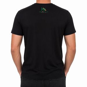 เสื้อยืดลายกราฟิกดาบหัวกะโหลก 3 มิติ แบบกำหนดเองสำหรับผู้ชาย เสื้อยืดคอกลมแนวแฟนตาซีสีเข้ม พิมพ์ลายแบบระเหิด โรงงาน OEM - Product Image 4