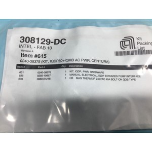 ชุดอุปกรณ์ AMAT 0240-38375, IQDP80+IQMB AC PWR, CENTURA - อุปกรณ์และอะไหล่เซมิคอนดักเตอร์ระดับโลกที่เชื่อถือได้ - Product Image 6