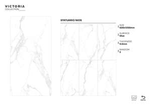 Azulejos de Porcelana con Superficie Adhesiva de Diseño Elegante, Formato Grande 600X1200, para Interiores Comerciales - Product Image 3
