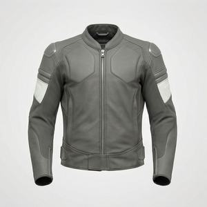 Veste de moto en cuir véritable pour homme de qualité supérieure, nouvelle arrivée, vestes de moto d'hiver, protections amovibles, personnalisables - Product Image 1