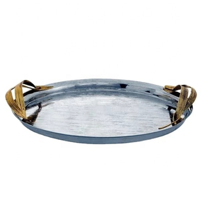 Nouveau Plateau de Service en Métal pour Aliments, Plateau de Restauration Moderne en Métal, Plateau Décoratif pour Fruits, Plateaux Domestiques - Product Image 6