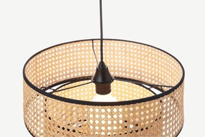 Lampe de plafond en bambou et rotin, choix populaire, luminaire suspendu naturel pour la décoration de villas et de complexes hôteliers - Product Image 2