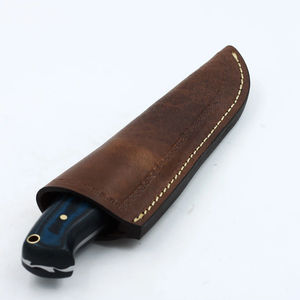 Couteau de poche artisanal en acier Damas avec manche en bois, personnalisable, support OEM pour la survie en plein air, la chasse et l'utilisation tactique - Product Image 6