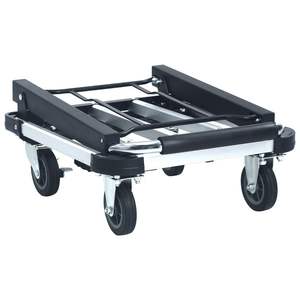Chariot de transport pliable en aluminium de 330,7 lb, chariot à main argenté - Product Image 3