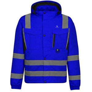 Chaqueta de Trabajo de Seguridad Impermeable de Alta Visibilidad para Hombre, Reflectante, de Invierno, para Construcción, Resistente al Viento, 2026 - Product Image 1