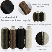 Extensions de cheveux Remy vierges de qualité professionnelle, lisses comme du coton, avec fil à coudre pour ondulations lâches et profondes