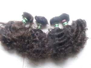 ผมแท้ 7HILLSHUMANHAIR เกรดพรีเมียม 100% ธรรมชาติ ผมอินเดียแบบเวฟ  แบบต่อผมเส้นเดียว  ไม่ผ่านการแปรรูป  แบบเรมี่  ปลายผมดัดลอน - Product Image 3