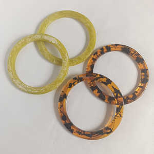 Modern Design Round Resin Bag Handle Beautiful Colorful Design with Stylish Buckle Low Price for High Decorative - Product Image 5