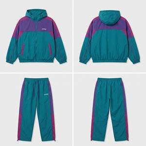 Conjunto Deportivo Cortavientos para Hombre con Pantalones Cortos Personalizados - Bajo MOQ, Fabricante OEM, Ropa Deportiva B2B - Product Image 1