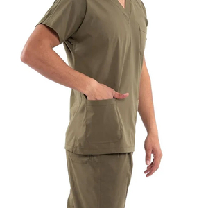 OEM Wholesale Canvas Breathable Unisex Hospital Medical Nurse <b>Doctor</b> Scrub Tops and Pants <b>Set</b> Quick Dry Scrubs Uniform - Product Image 5
