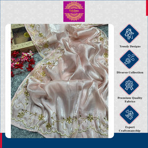 Ropa Tradicional India y Pakistaní de Lujo, Atractiva y de Gran Venta, para Fiestas y Bodas, Moderna, Elegante y Larga hasta el Suelo - Product Image 5