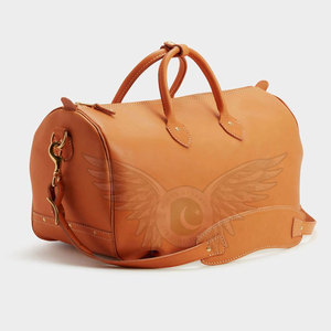 Bolsa de Viaje de Cuero Genuino de Gran Capacidad, Forma Ovalada, Asa Superior, Cierre de Cremallera, Altura de 15-15.9 Pulgadas, Capacidad Inferior a 20L - Product Image 6