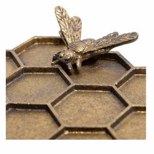 Bandeja de Metal para Joyas con Forma de Panal de Abeja y Abejas Adorables, Soporte de Aluminio para Anillos, Bandeja de Metal para Adornos, ¡Venta Caliente! - Product Image 4