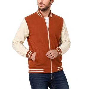 Chaqueta Bomber de Forro Polar para Hombre, Fabricante de Chaquetas de Mezcla de Algodón con Etiqueta Privada OEM ODM - Product Image 1