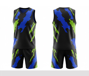 Custom Design Basketball Uniform Sublimated Quick Dry Breathable <b>Polyester</b> Jersey And <b>Shorts</b> Team Sportswear For Men Women Youth - Product Image 1