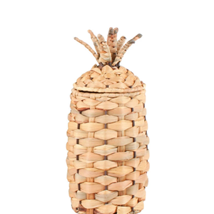Panier de rangement en jacinthe d'eau en forme de fruit avec couvercle, panier naturel tissé à la main, pratique pour le rangement de cuisine et de maison, en provenance du Vietnam - Product Image 2