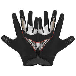 Gants de Football Américain de Qualité Supérieure pour Récepteurs, Paume en Latex Antidérapante, Cuir, Écran Tactile, Imperméables, Logo Personnalisé, Unisexe - Product Image 1