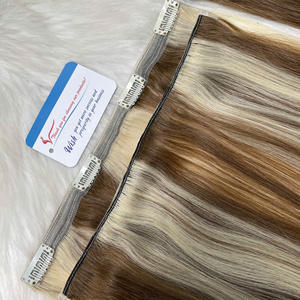 Nuevo Producto: Extensiones de Cabello Natural Liso Vietnamita con Clip, Color Piano, Listo para Enviar - Product Image 3