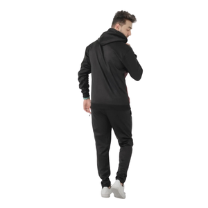 Ensemble de survêtement à capuche zippé dégradé avec logo personnalisé, pantalon de jogging imprimé, en molleton tricoté, vêtements de sport pour l'hiver - Product Image 2