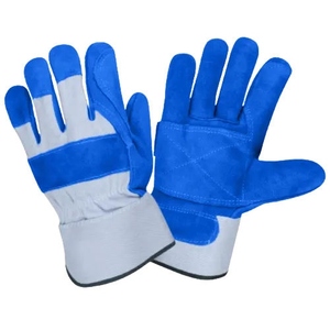 Gants de sécurité en cuir de vachette pleine fleur canadiens de qualité supérieure, certifiés CE, résistants à la chaleur, épaisseur 11 oz, longue durée de vie - Product Image 2