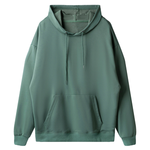 Men's 100% Cotton Hoodies Sweatshirts Heavy Weight <b>Thick</b> <b>Fleece</b> Oversized Solid Pattern Knitted Weaving Custom - Product Image 2