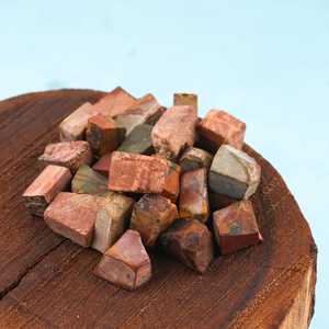 Piedras Preciosas Seleccionadas a Mano, 10 Piezas de 12-14 MM, Jaspe Natural Cherry Creek, Piedra Preciosa en Bruto, Cristal Crudo para Joyería - Product Image 2