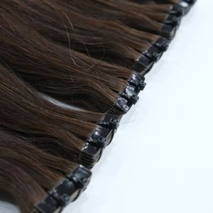Super Wholesale 100% Vietnamese Virgin Unprocessed Cuticles Aligned <b>Tape</b> Hair Natural Black Style 100g - Product Image 6