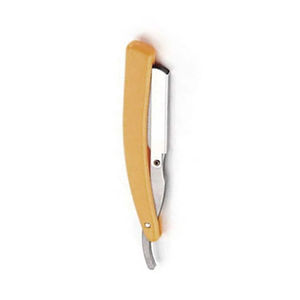 Professional High Quality Satinless Steel Straight Cut Barber Shaving Razor <b>Holder</b> for Men's Personal Salon Single Edge Blades - Product Image 1