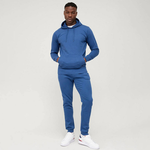Conjunto Deportivo Informal para Hombre de Alta Calidad, 100% Algodón, Transpirable y Ligero, Diseño Moderno, Traje Deportivo Sólido - Product Image 1