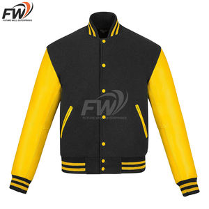 เสื้อแจ็คเก็ตเบสบอลแบบพองตัวสำหรับฤดูหนาว  แบบมีปกตั้ง  ผ้าแคนวาส กันน้ำ ระบายอากาศได้ดี  สำหรับชมรมนักศึกษา FAMU - Product Image 1