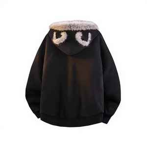 Men's Plus Size Winter Waterproof Casual Pufferfish Hooded Jacket Breathable Worsted Zipper 100% Down <b>Flare</b> Sleeve Design - Product Image 2