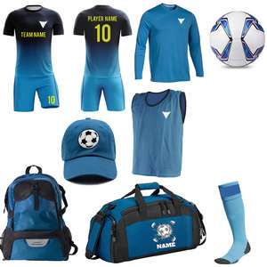 Plus Size Breathable Quick Dry 100% Polyester <b>Men</b> Soccer Uniform Kit Wholesale Sustainable - Product Image 1