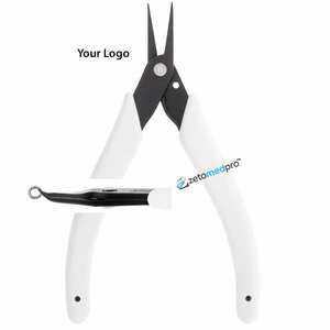 Long Needles Nose Bent Nose Pliers Plastic High Quality Jewelry Making Pliers for Small Parts and Tight <b>Spaces</b> Customized Option - Product Image 2