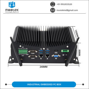 High Standard Quality 8th Generation I7 <b>Fanless</b> VGA DDR4 M.2 4GB Intel Processor Linux Stock <b>Mini</b> <b>PC</b> Box Embedded Computer - Product Image 2