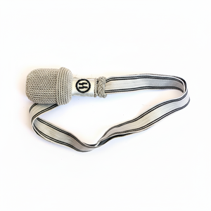 Nudo de espada ceremonial OEM ODM más vendido en plata y negro, material gris personalizado con nudo trenzado de cinta - Product Image 2