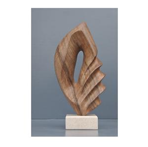 Escultura de Madera Hecha a Mano, Obra de Arte de Artesano Experto para Decoración del Hogar, Adorno de Interior, Diseño Artesanal Auténtico - Product Image 5