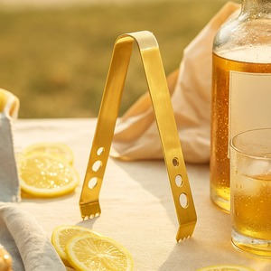 Modern Stainless Steel Ice <b>Tongs</b> Premium Cocktail <b>Serving</b> Tool Elegant Beverage Bar Kitchen Hospitality Collection - Product Image 6