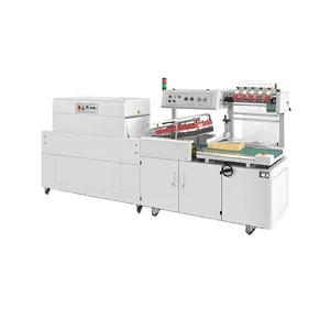Small automatic shrink wrapping package machine / PE film packaging equipment for small bottle