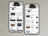 Application mobile de commerce électronique, navigation en ligne, recherche intelligente, paiements sécurisés, suivi des commandes, listes de souhaits, achats faciles, stock MAC