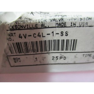 Válvula de Retención Parker 4V-C4L-1-SS 420838 - Equipo y Piezas de Semiconductores de Confianza de Marca Global - Product Image 6