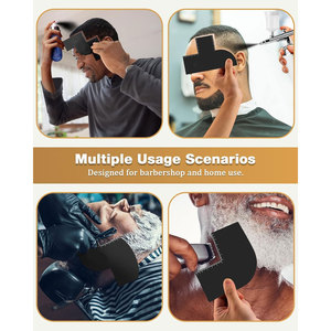 Accessoires de barbier pour la coupe de cheveux et l'amélioration de la ligne de la barbe – Guide professionnel de façonnage de la barbe pour barbiers et débutants - Product Image 6