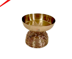 Hot Selling Modern Serving Bowl for Home <b>Decor</b> Metal Chocolate Bowl with <b>Lid</b> - Product Image 5